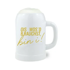 Bierkrug "Ois wos'd brauchst..."